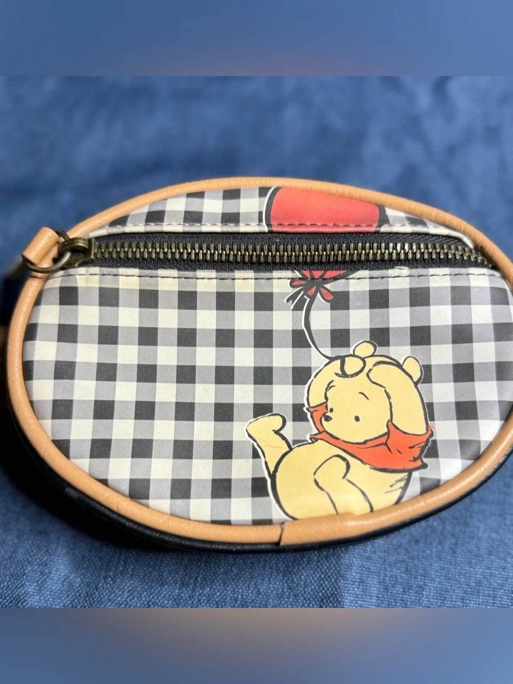 Loungefly Women’s Disney Winnie the Pooh Plaid Black Fanny Pack